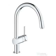 Grohe Minta egykaros mosogató csaptelep kihúzható gyöngyöztetővel 32918000 (32918000) csaptelep