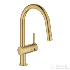Grohe MINTA kihúzható fejes mosogató csaptelep,Brushed Cool Sunrise 32321GN2 csaptelep
