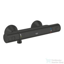 Grohe PRECISION START termosztátos zuhany csaptelep zuhanyszett nélkül,matt fekete 345942430 (345942430) csaptelep