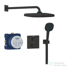 Grohe PRECISION THERMOSTAT falsík alatti termosztátos zuhanyrendszer alaptesttel,matt fekete 348822430 csaptelep