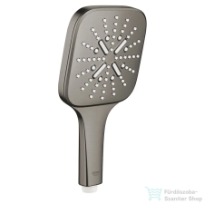 Grohe Rainshower SmartActive 130 Cube 3 funkciós kézizuhany,Brushed Hard Graphite 26582AL0 (26582AL0) csaptelep