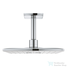 Grohe Rainshower Smartactive 310 Cube 2 funkciós mennyezeti fejzuhany zuhanykarral,Hold fehér 26481LS0 csaptelep