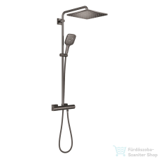 Grohe Rainshower SmartActive 310 Cube termosztátos zuhanyrendszer, Hard Graphite 26837A00 csaptelep