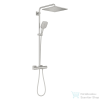 Grohe Rainshower SmartActive 310 Cube termosztátos zuhanyrendszer, SuperSteel 26837DC0
