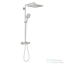 Grohe Rainshower SmartActive 310 Cube termosztátos zuhanyrendszer, SuperSteel 26837DC0 (26837DC0) csaptelep