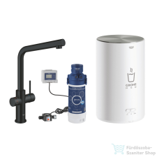 Grohe RED Duo mosogató csaptelep M-es méretű bojlerrel,Bársony fekete 30327KS1 csaptelep