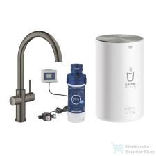 Grohe RED Duo mosogató csaptelep M-es méretű bojlerrel,Brushed Hard Graphite 30083AL1 csaptelep