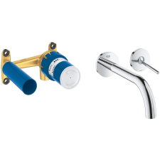 Grohe Set mosdócsaptelep Grohe Atrio 19918003, falsík alatti csaptelep elem Grohe Eurodisc Joy 23429000 csaptelep