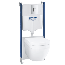 Grohe SOLIDO 5IN1 WC SZETT EURO CERAMIC KERÁMIA NYOMÓLAP ÜLŐKE takarító és háztartási eszköz