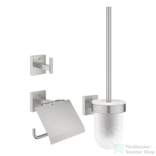 Grohe START CUBE 3 db-os kiegészítő szett,Supersteel 41124DC0 fürdőszoba kiegészítő