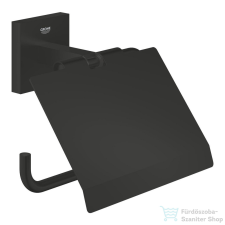 Grohe START CUBE fedeles wc-papír tartó,matt fekete 411022430 fürdőszoba kiegészítő