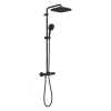 Grohe Vitalio 250 Cube zuhanyoszlop termosztátos keverőcsappal, matt fekete
