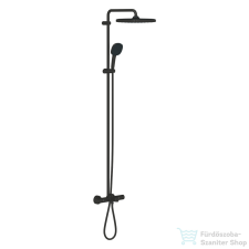 Grohe VITALIO Comfort 250 termosztátos zuhanyrendszer kádtöltővel,matt fekete 269842431 csaptelep