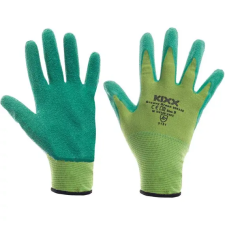  GROOVY GREEN kesztyű nylon latex zöld 9 méret12 pár/karton-432050 védőkesztyű
