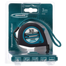 GROSS 3mx16mm professional mérõszalag kétoldalas barkácsolás, csiszolás, rögzítés
