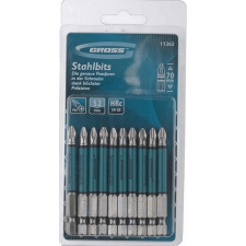 GROSS PH2x70mm 10db professional bitkészlet bitfej készlet