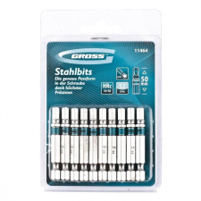 GROSS TORX 15x50mm 10db professional bit S2 acél bitfej készlet