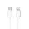 GSMLIVE C291 Type-C - iPhone 8pin fehér adatkábel 1m 3A