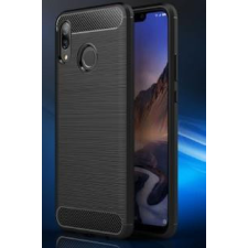 GSMLIVE Huawei Nova 3 szilikon tok, fekete, Carbon fiber tok és táska