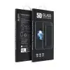 GSMLIVE Huawei P30 Lite / Nova 4E előlapi üvegfólia, edzett, hajlított, fekete keret, 5D Full Glue