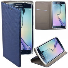 GSMLIVE Huawei Y6 2018 telefon tok, könyvtok, oldalra nyíló tok, mágnesesen záródó, sötétkék tok és táska