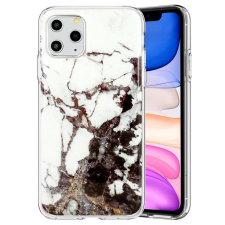 GSMLIVE iPhone 12 Pro Max (6,7&quot;) szilikon tok, hátlap tok, TPU tok, márvány mintás, Marble Glitter Design 2 tok és táska