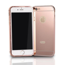 GSMLIVE LG K10 K420 K430 rose gold alumínium bumper tükrös hátlaptok tok és táska