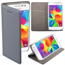 GSMLIVE LG K3 telefon tok, könyvtok, oldalra nyíló tok, mágnesesen záródó, LS450, szürke tok és táska
