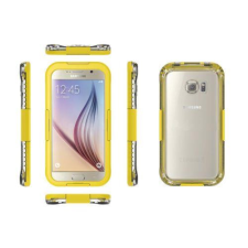 GSMLIVE Samsung G925 Galaxy S6 Edge sárga vízálló tok tok és táska