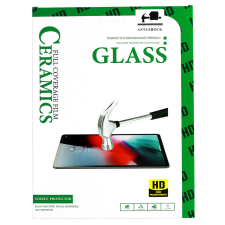 GSMLIVE Samsung Galaxy Tab S6 Lite 2020 / 2022 előlapi üvegfólia, fekete keret, 9H, 0.33mm, SM-P610, SM-P613, 9D Ceramic Glass tablet kellék