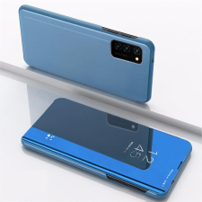 GSMLIVE Smart Clear View Huawei P40 Lite E / Y7P kék okos könyvtok tok és táska