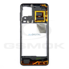 GSMOK Középső Borító Samsung A225 Galaxy A22 Fekete Gh98-46652A Eredeti Szervizcsomag mobiltelefon, tablet alkatrész