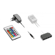 GTV LD-ZAC6WDE-RGB 6W-os tápegység készlet, kapcsoló, RGB vezérlő, elosztó villanyszerelés