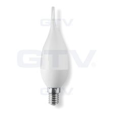 GTV LED lámpa gyertya láng E14 6 Watt meleg fehér világítás