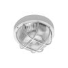 GTV Lighting GTV OS-IBKR060-00 Mennyezeti lámpatest,Válaszfal rögzítés IBIZA védőrácstal, max 40W E27, IP44,fehér, ABS/üveg