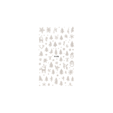 Guangzhou Merry Tech Körömmatrica - F1178 Karácsony White körömdíszítő