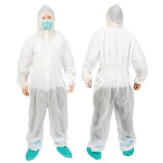 Guarder PP overall Guarder cipzáras fehér XXXL