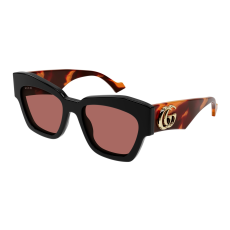 Gucci GG1422S-005 SHINY BLACK ORANGE napszemüveg