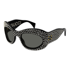 Gucci GG1463S-005 SHINY BLACK GREY napszemüveg napszemüveg