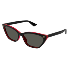Gucci GG1815S 003 SHINY BILAYER SOLID BLACK + TRANSPARENT RED GREY napszemüveg