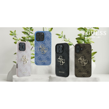 Guess 4G Big Logo iPhone 16 kemény hátlap tok, kék GUHCP16S4GMGBL (GUHCP16S4GMGBL) tok és táska