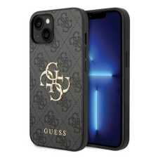 Guess 4G Big Metal Logo Apple iPhone 15 Plus hátlap tok, szürke tok és táska