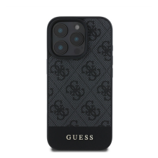 Guess 4G Bottom Stripe Apple iPhone 16 Pro hátlap tok, szürke UHCP16LG4GLGR tok és táska