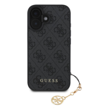 Guess 4G Charm iPhone 16 Plus Grey tok (GUHCP16MGF4GCK) tok és táska