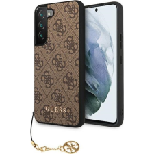 Guess 4G Charms Samsung Galaxy S23+ szilikon tok, barna (GUHCS23MGF4GBR) tok és táska