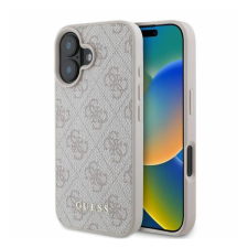 Guess 4G Classic Apple iPhone 16 hátlap tok, rózsaszín (GUHCP16SG4GFPI) (GUHCP16SG4GFPI) tok és táska