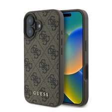 Guess 4G Classic Apple iPhone 16 Plus hátlap tok barna GUHCP16MG4GFBR tok és táska