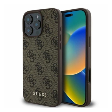 Guess 4G Classic Apple iPhone 16 Pro hátlap tok barna GUHCP16LG4GFBR tok és táska