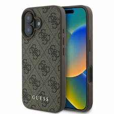Guess 4G Classic tok iPhone 16 - barna tok és táska
