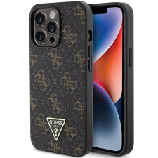 Guess 4G háromszög fém logós tok iPhone 13 Pro / iPhone 13 - fekete tok és táska